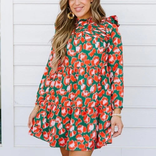 Tilly Dress - Fancy Like Pine Pattern