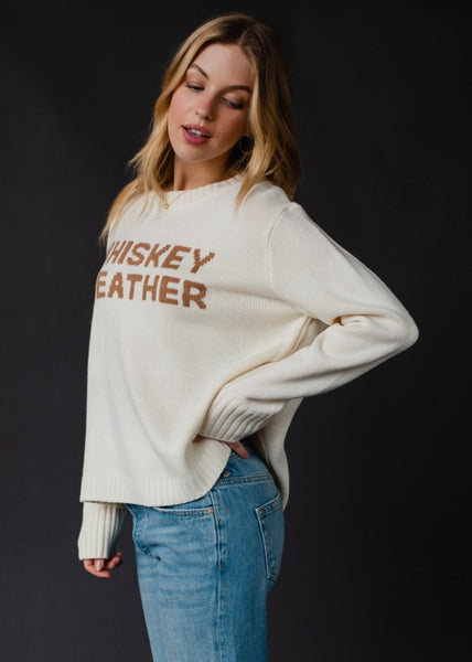 Whiskey Weather Sweater-Ivory