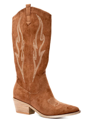 Matisse Village Boot-Natural Suede