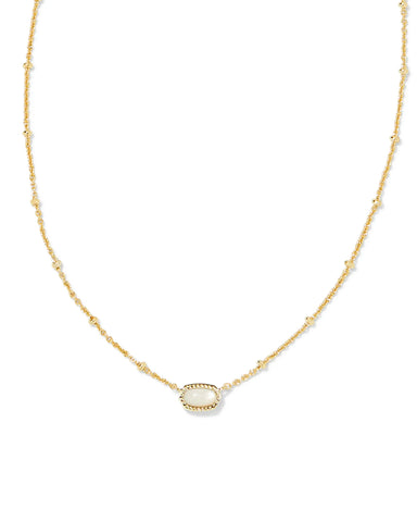 Kendra Scott Mini Elisa Gold Satellite Short Pendant Necklace-Multiple options