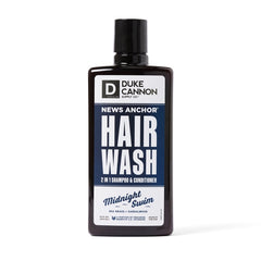 Duke Cannon Midnight Swim 2-in-1 Hair Wash Sulfate Free