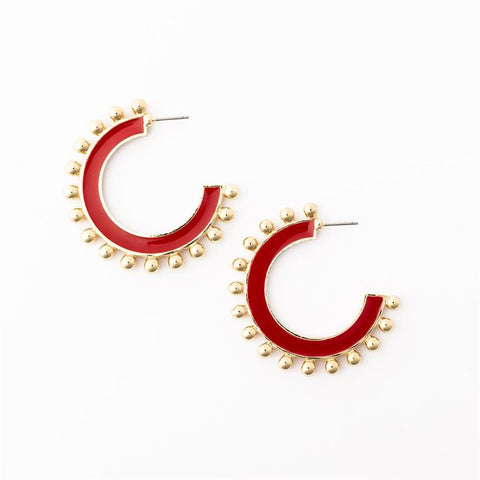 Nellie Game Day Earrings-3 Sizes-3 Colors