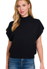 Southern Class Mock Neck Sweater-Multiple Colors