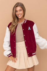 Big A Baseball Bomber Jacket