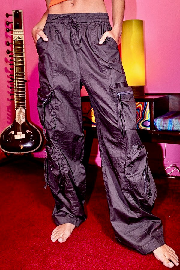 Men Baggy Pant Loose Trouser Hip Hop Pocket Dance Casual Straight Cargo Big  Size | eBay