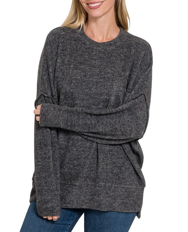 Aubrey Sweater Top - 3 Colors