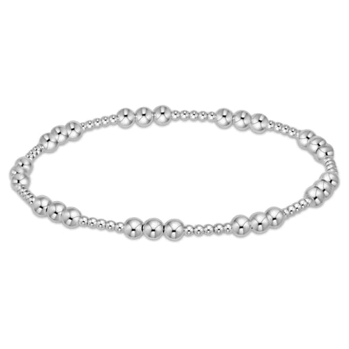 Enewton Classic Joy Pattern Bead Bracelet - Sterling- 4mm, 5mm or 6mm