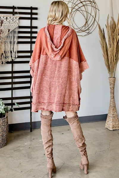 Patty Poncho Tunic Top