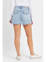 Cargo Denim Shorts