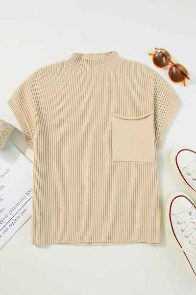 Cammie Short Sleeve Sweater - 2 Colors