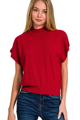 Southern Class Mock Neck Sweater-Multiple Colors