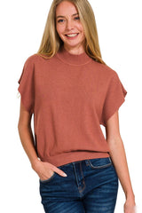 Southern Class Mock Neck Sweater-Multiple Colors