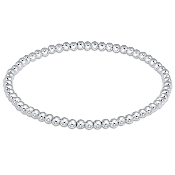 enewton classic sterling 3mm bead bracelet