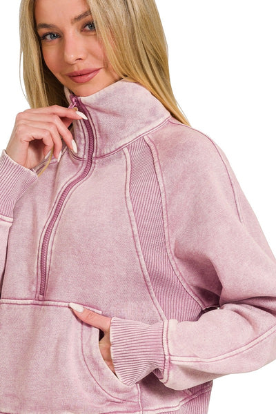 Bebe Zip Sweatshirt - 3 Colors