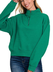 Jules Quarter Zip Sweatshirt - 4 Colors