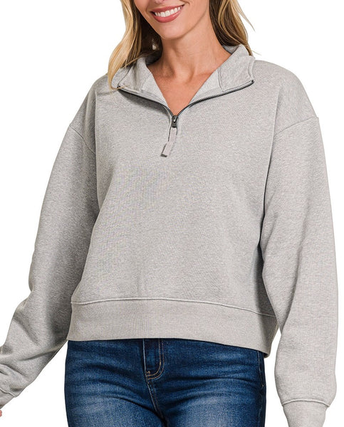 Jules Quarter Zip Sweatshirt - 4 Colors