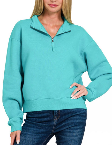 Jules Quarter Zip Sweatshirt - 4 Colors