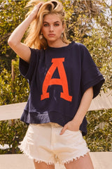 Letter "A" Gameday Top