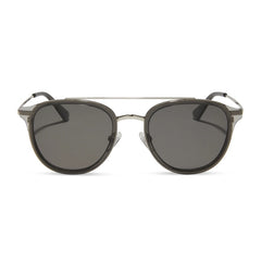 DIFF Camden Black Smoke Crystal Grey Polarized Sunglasses