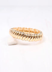 Ivey Metal Stretch Bracelet Gold