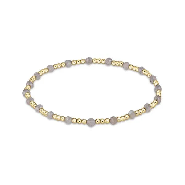 enewton Gemstone Gold Sincerity Pattern 3mm Bracelets - Multiple Colors