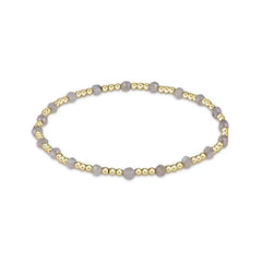 enewton Gemstone Gold Sincerity Pattern 3mm Bracelets - Multiple Colors