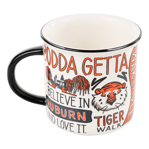 Auburn Collage Campfire Mug