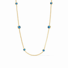 Julie Vos Aquitaine Station Necklace-Capri Blue