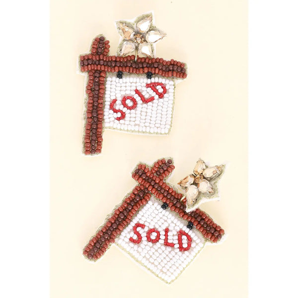 SOLD Realtor Earrings