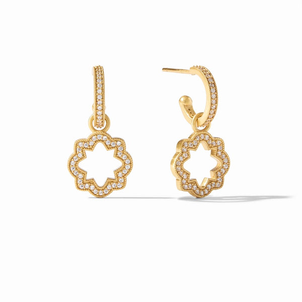 Julie Vos Odette Hoop & Charm Earring