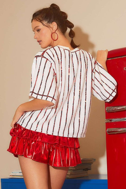 Chear Top Game Day Cheer Top – A Little Bird Boutique