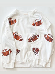 Oversized Football Sweatshirt