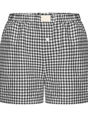 Gingham Pull-On Boxer Shorts-Multiple Colors