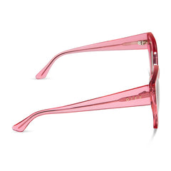 DIFF Blaire Candy Pink Crystal Brown Gradient Sunglasses