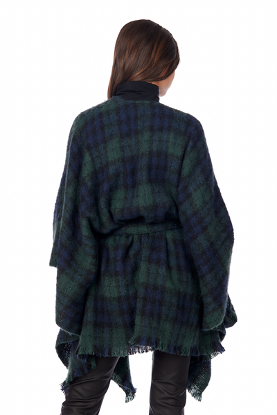 Brinley Belted Poncho-Multiple Colors