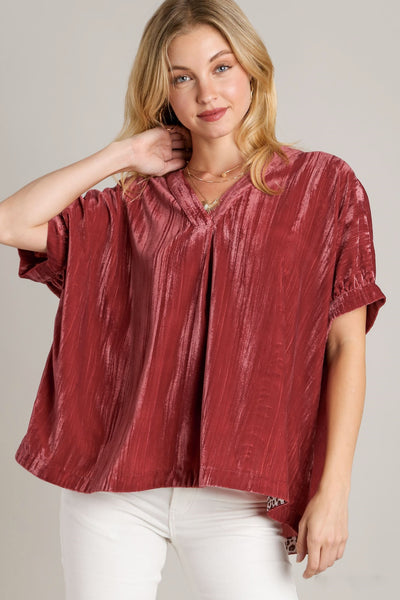 Sundown Velvet Top - 2 Colors