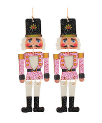 Festive Nutcracker Earrings-2 Colors