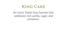 King Cake 10 oz Marquis Candle