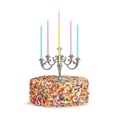 CANDELABRA CAKE TOPPER - 4 Colors