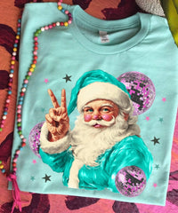 Disco Peace Santa Tee