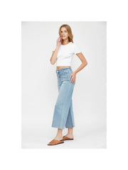 Melrose Place Cropped Wide Leg Jean