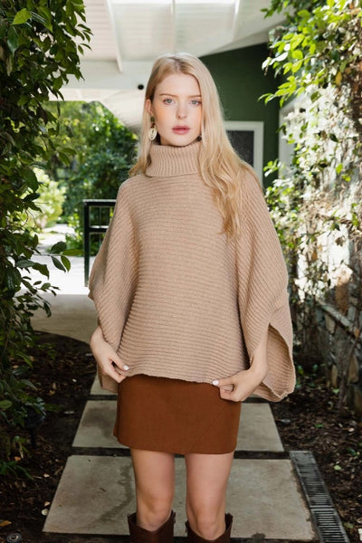 Lenore Turtleneck Poncho