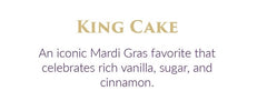 King Cake 8 oz Travel Tin Candle