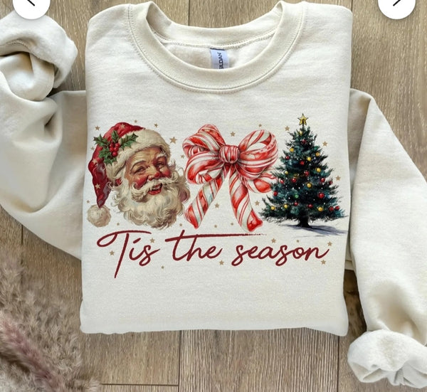 Tis the Season Christmas Graphic Sweatshirt