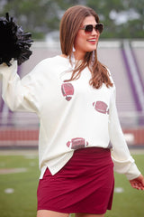 Football Season Sweatshirt and Skort