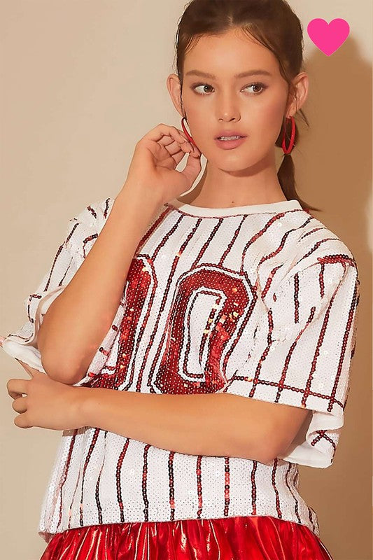 Game Day Cheer Top A Little Bird Boutique