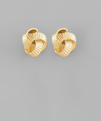 Little Bow Earrings Gold & Pearl – M Donohue Collection