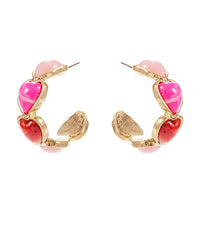 Heart Hoops - 3 Colors