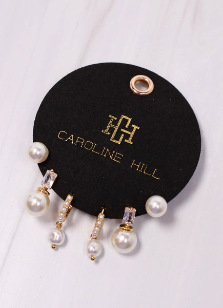 Howell Pearl Earring Set Ivory