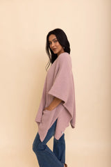 Boucle Cozy Cardigan Poncho-2 Colors